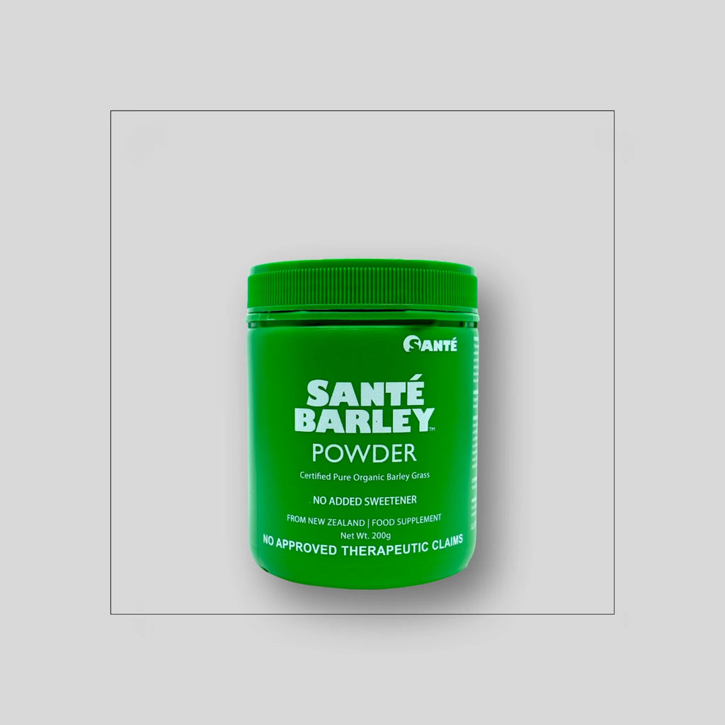 Santé Barley Powder (200g) – Pure Organic Barley Grass (No Added Sweetener)
