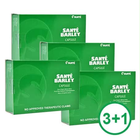 Santé Barley Capsules (500mgs x 60 capsules) 3+1